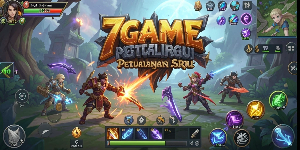 Tampilan gameplay dinamis dan mendalam dalam 7GAME.