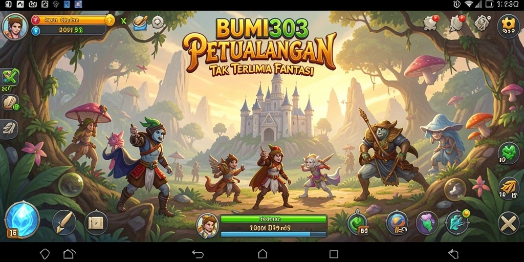 Tampilan gameplay yang memukau dalam BUMI303 dengan petualangan mendebarkan.