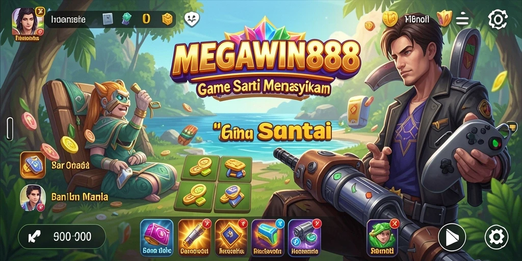 Tampilan gameplay menarik dari MEGAWIN888 dengan berbagai tantangan.