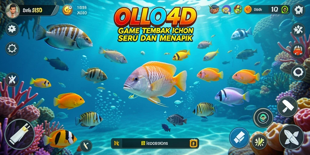 Gameplay seru menembak ikan dengan grafis yang mengesankan.