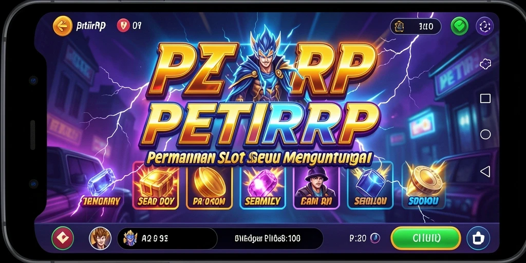 Tampilan gameplay menarik dari permainan Slot PETIRRP.