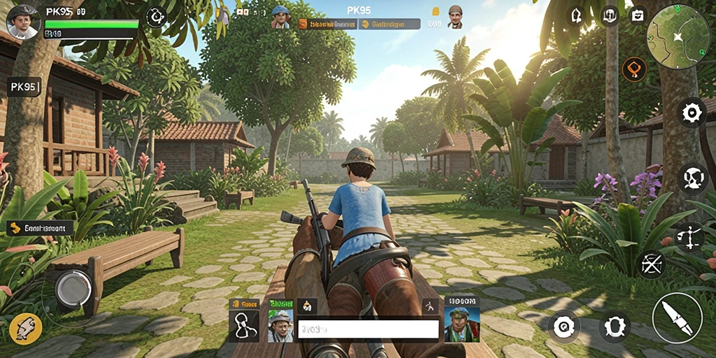 Tampilan gameplay menarik dari PK95 dengan tantangan seru.
