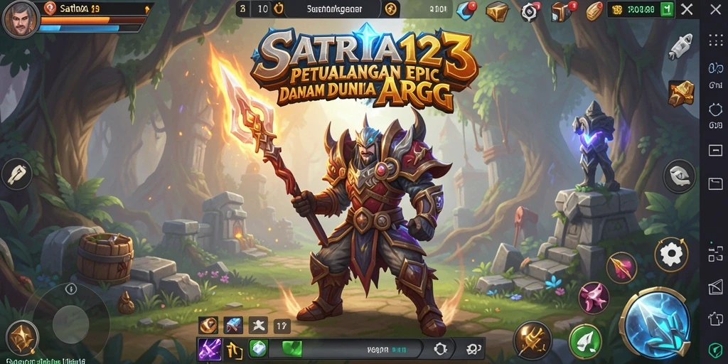 Gameplay seru dan mendebarkan dalam SATRIA123.