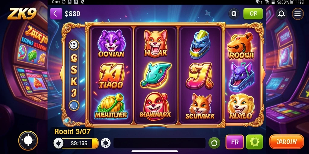 Gameplay menarik ZK9 dengan grafik dan animasi yang menawan.